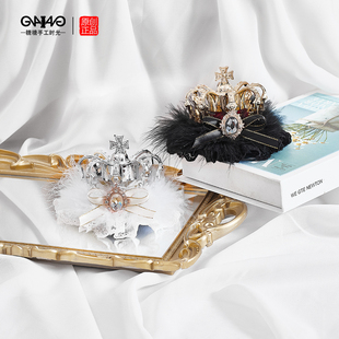 原创cos皇冠lolita头饰打歌日常公主女王加冕洛丽塔花嫁配饰小物