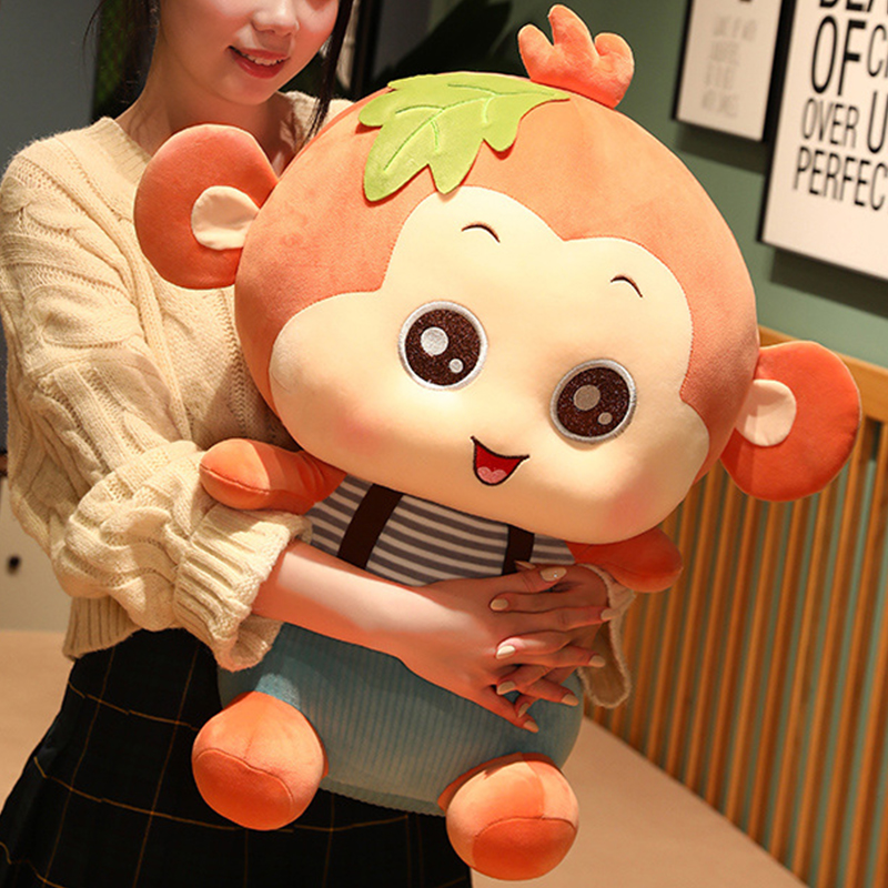 顽皮猴长臂猿公仔抱枕