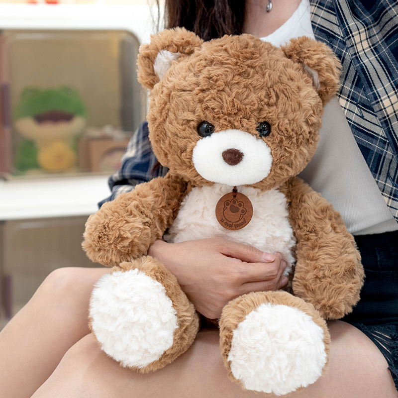 网红跑跑小熊战士公仔