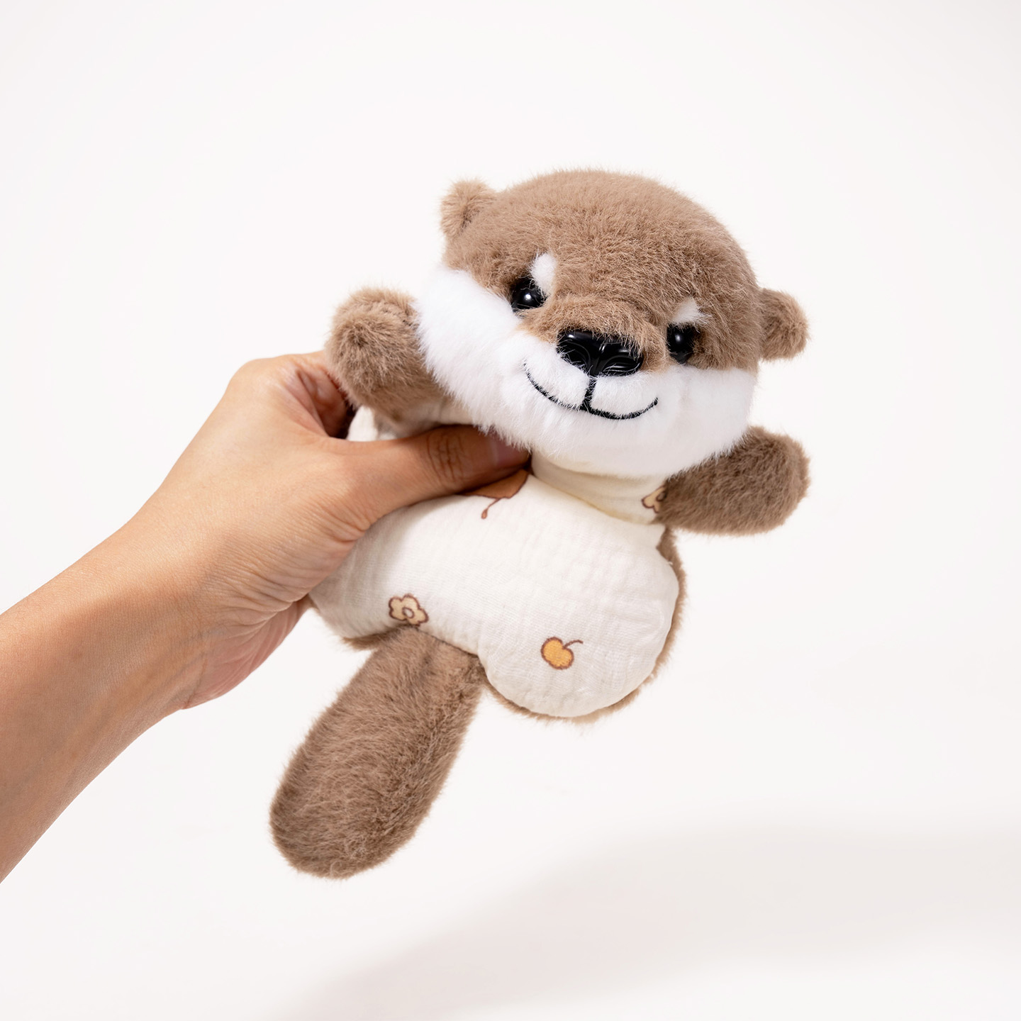 可爱水獭豆袋安抚玩偶毛绒玩具