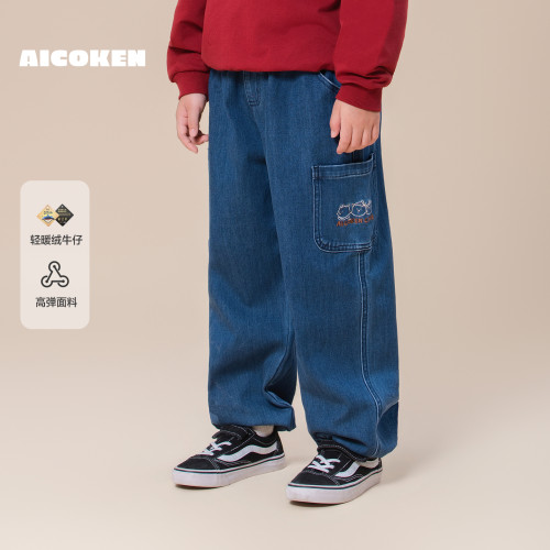 新款百搭舒适男孩裤子儿童长裤