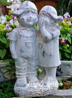 可爱风庭院布景孤品摆件