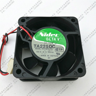 12V 0.58A服务器 M34605 6025 工控机风扇 6CM CPU Nidec 机箱