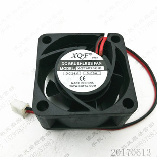 DC24V 0.08A 4020 原装 变频器 XQF4020HBL 4cm 2线散热风扇 XQF
