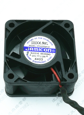 原装 JAMICON/凯美 4020 KF0420S2H-01 24V 2.2W 2线散热风扇