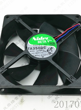 原装Nidec TA350DC L34908-58 24V 0.15A 9025变频器专用风扇