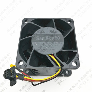 三洋 6038 9GA0612P1J631 1.5A 4线PWM增压散热风扇 DC12V 原装