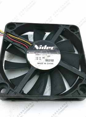 日本尼迪克D06X-12TH 16B 12V 0 .19A 6010 超静音双滚珠散热风扇