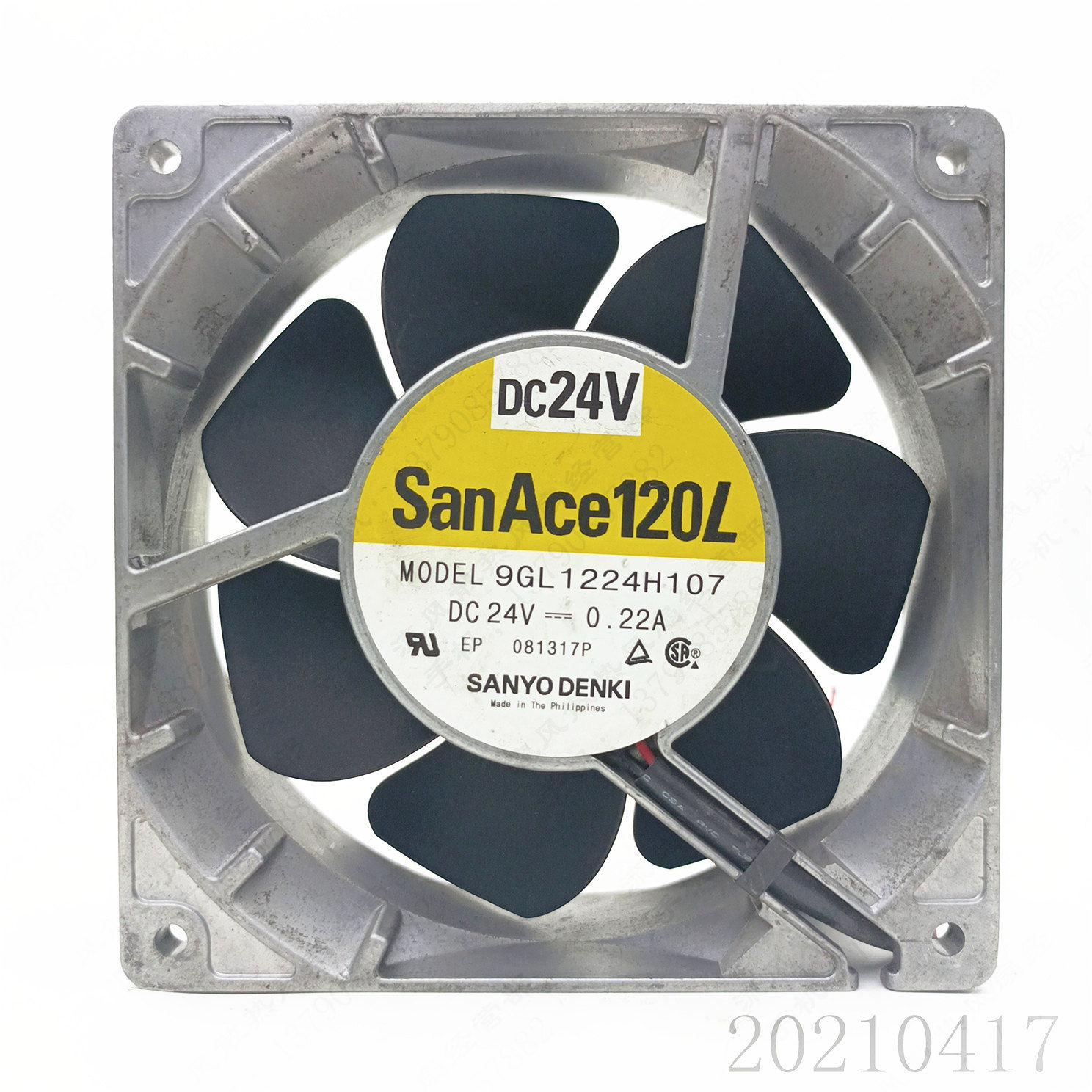 SanAce120L 9GL1224H107 24V 0.22A 12038 12CM - 实物图