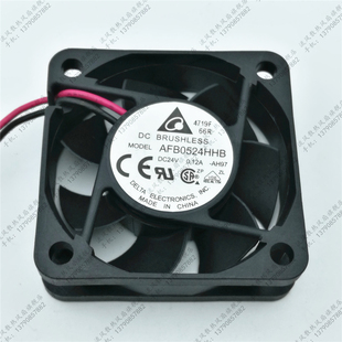 5015 24V 0.12A 原装 双滚珠 AFB0524HHB 5CM 变频器散热风扇 台达