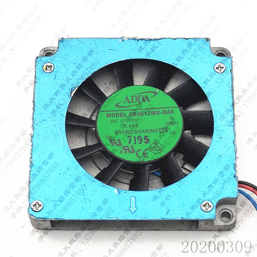 原装ADDA AB4512MX-QA6 4512 4.5CM 12V 0.09A涡轮鼓风机散热风扇