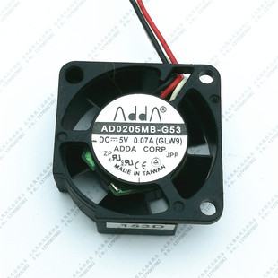 G53 0.07A 2.5cm 三线双滚珠静音散热风扇 ADDA 2510 AD0205MB