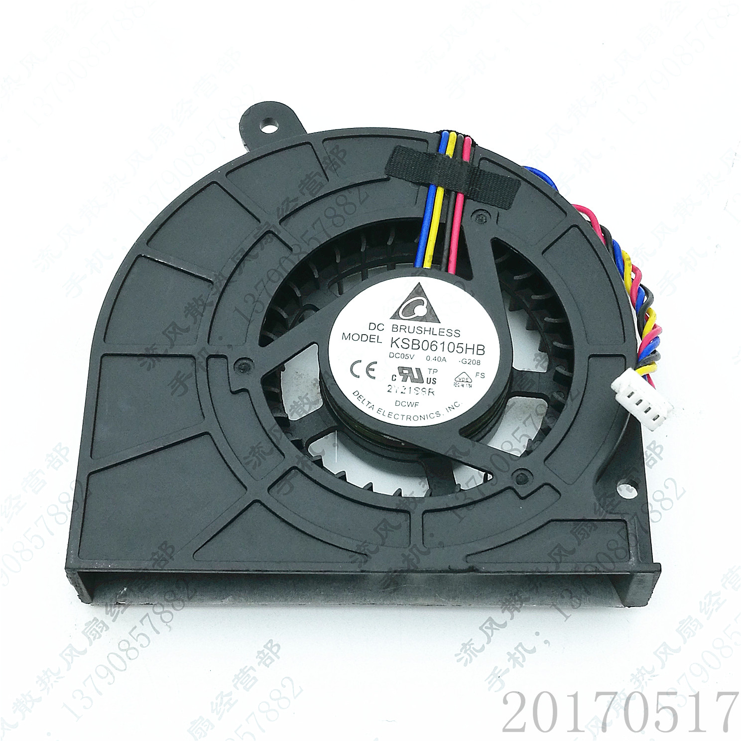 原装 KSB06105HB 5V 0.4A 华硕 ASUS G73 G73JH G53SW 笔记本风扇