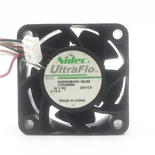 08J56 W40S24BHA5 4028 24V 变频器散热风扇 原装 0.10A NIdec
