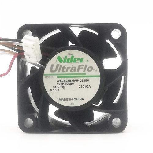 原装 NIdec W40S24BHA5-08J56 4028 24V 0.10A  变频器散热风扇