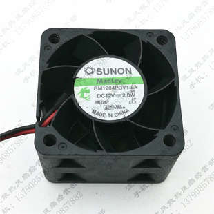 GM1204PQV1 12V 原装 4cm 4028 2.8W 高速服务器风扇 SUNON