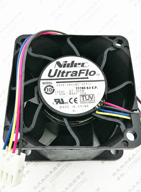 全新 日本NIDEC V60E12BS1B5-07T11 12V 1.60A 6038 6CM 风扇