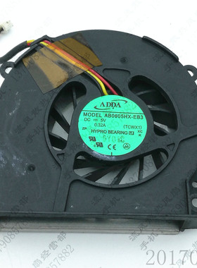 东芝A80 A85 笔记本CPU散热风扇 AB0605HX-EB3（TCWX1）5V 3线