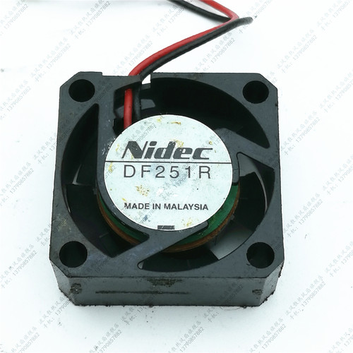原装Nidec 2.5CM DF251R-12MA-02 2510 12V 微型硬盘散热设备风扇