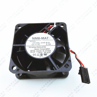 04W B19 0.10A NMB 三线双滚珠风扇 12V 2410ML 6CM 原装 6025