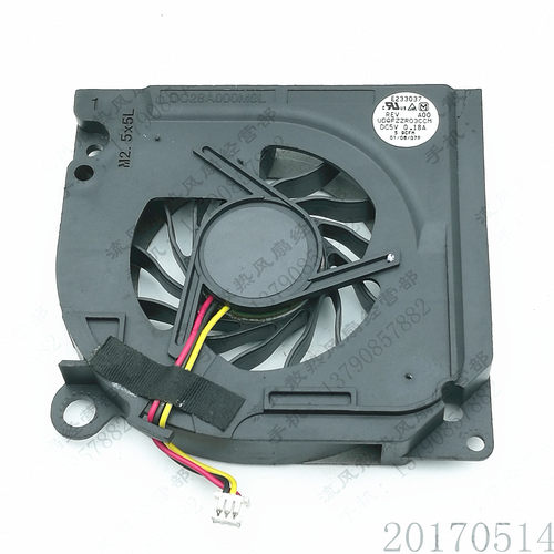 UDQFZZR03CCM 5V 0.18A  Latitude D620/D630 笔记本CPU散热风扇