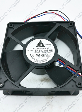 台达DELTA EFB1248SHE-F00 48V 0.30A 12038 12厘米 测速散热风扇