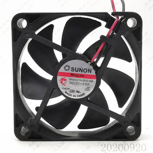 E01C 999 6015 SUNON 静音散热风扇 6CM HA60151V4 0.6W 原装 12V
