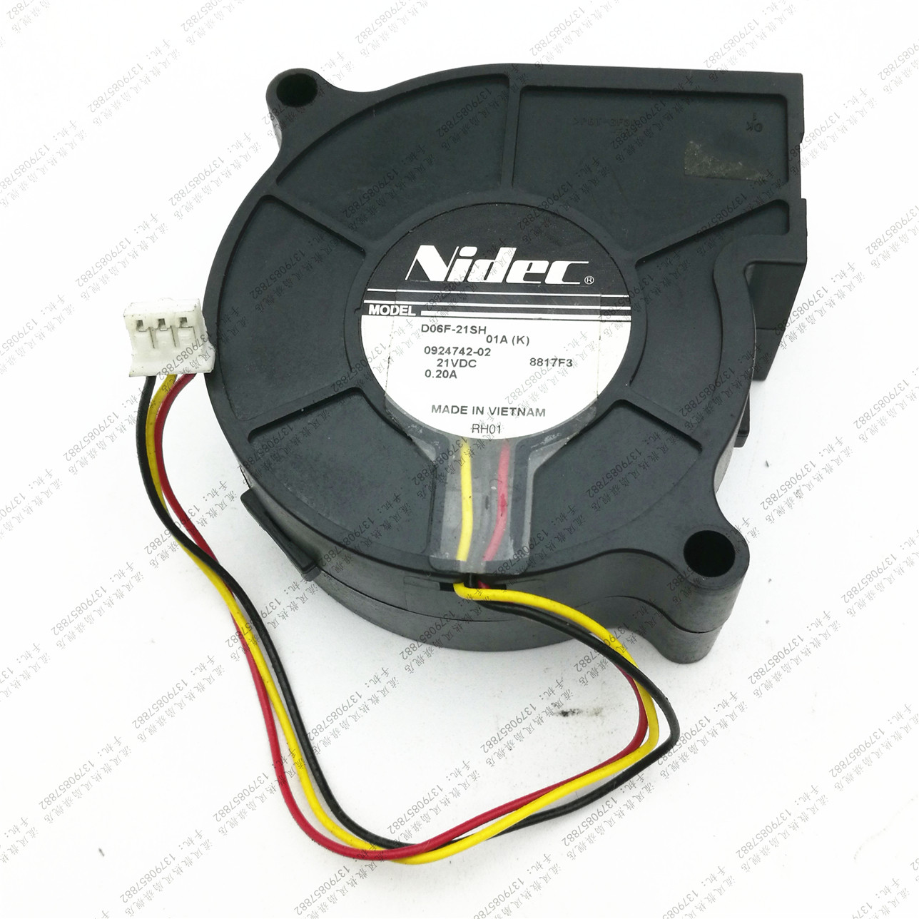 NIDEC D06F-24SH D06F-21SH 01A(K) 21V/24V 0.20A 6025涡轮风扇