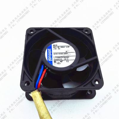 6025 EBMPAPST 624N 24V 2.4W 6厘米 6cm 变频器散热风扇