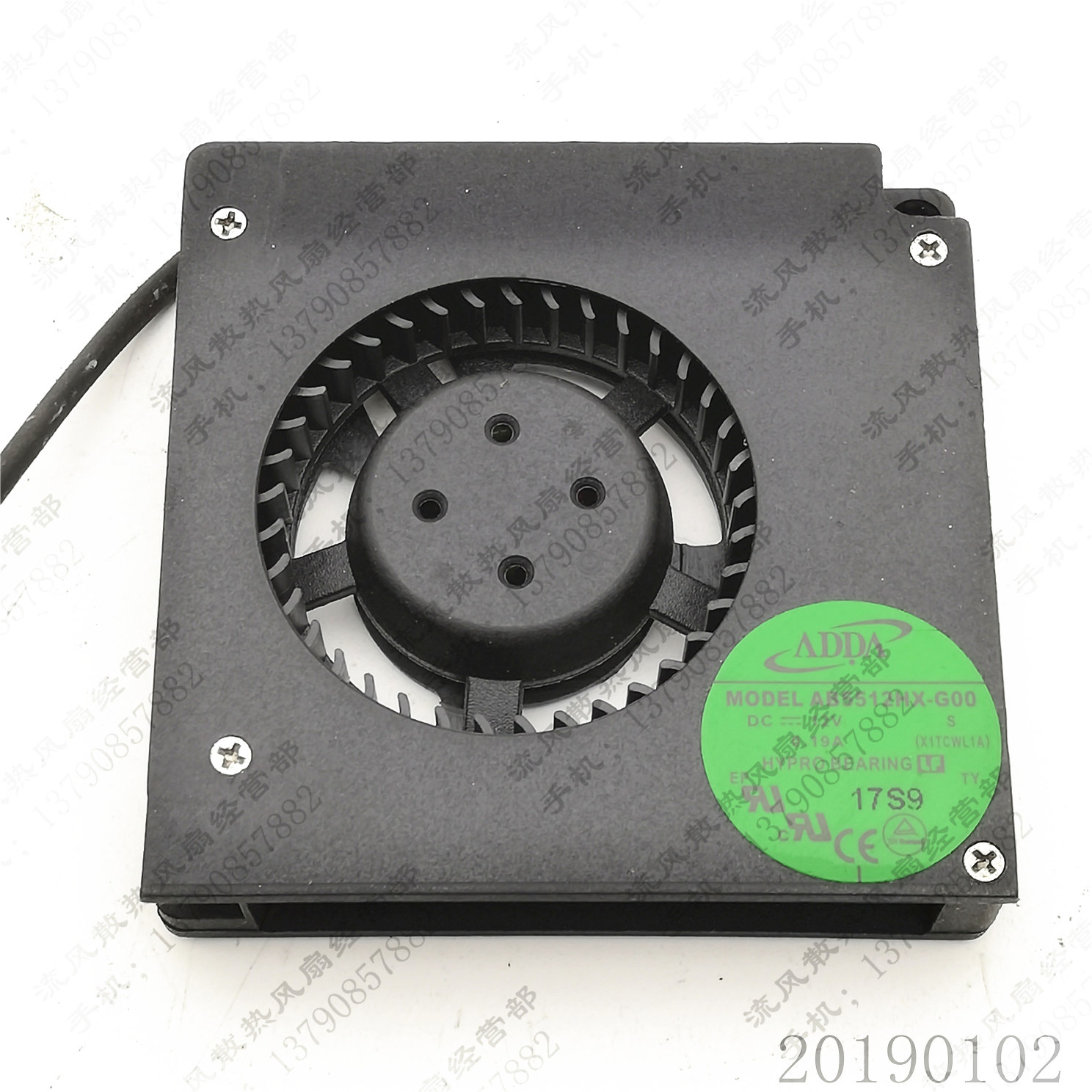 原装 ADDA AB5512HX-G00 DC12V 0.19A 5511 5.5CM 笔记本散热风扇