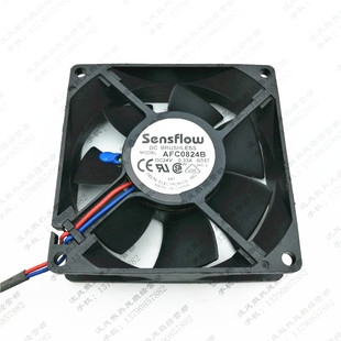 8025 8cm 24V 原装 3线热敏变频器 AFC0824B 0.33A 风扇 DELTA台达