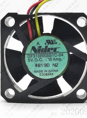 原装 Nidec DF310RI05S1C-04 5V 0.1A 3010 3cm 静音散热风扇风机