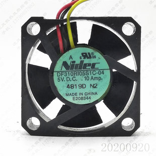 0.1A 原装 3cm DF310RI05S1C 3010 静音散热风扇风机 Nidec