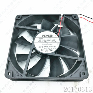04W B59 12CM NMB 机箱2线散热风扇 0.72A 4710KL 12V 原装 12025
