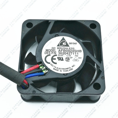台达 AFB0424SHB-R00 4015 24V 0.18A 4CM双滚珠变频器风扇