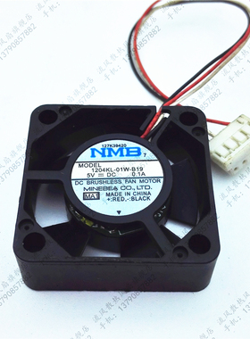 原装NMB-MAT 1204KL-01W-B19 3CM 3010 5V0.1A 3线小型散热风扇