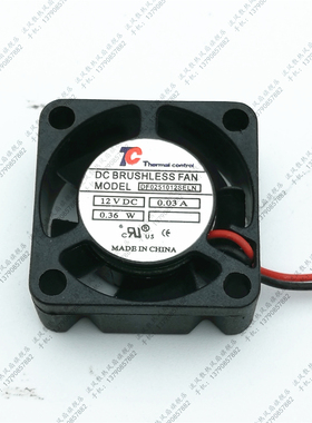 全新TC 散热控制 DF0251012SELN 12V 0.03A 0.36W 2510 静音风扇