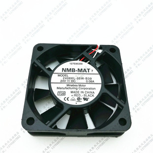 NMB MAT 6CM 2406KL 0.08A B39 24V 三线变频器散热风扇6015 05W