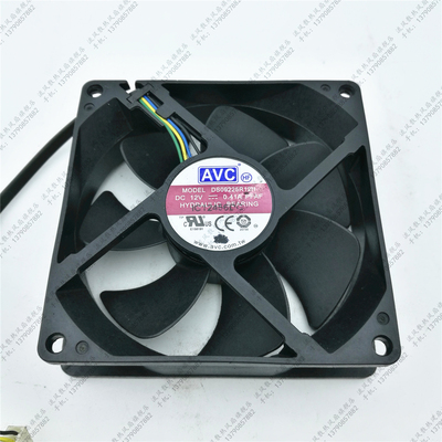 AVC 9025 9225 0.41A 9CM 4线温控 大风量 机箱风扇 DS09225R12H