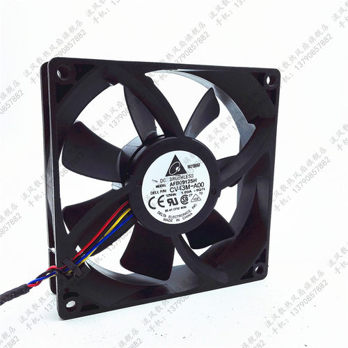 台达DETCL AFB0912SH 12V 1.00A 9025 9CM4线PWM 主板风扇服务器