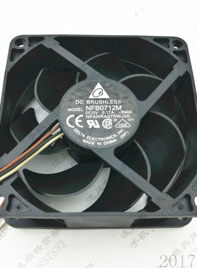 NFB0712M 12V 0.17A -SM00 VIVITEK丽讯D825ES投影机3线散热风扇