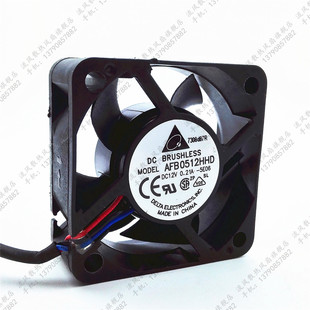 5厘米 双滚珠 12V 台达DELTA 带测速 5020 0.21A 风扇 AFB0512HHD