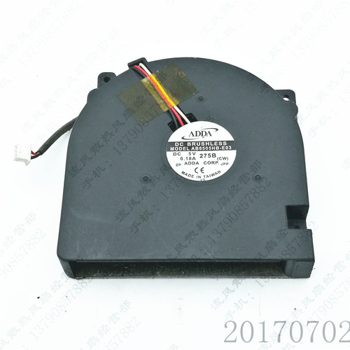 原装 ADDA 5V 0.25A AB6505HB-E03 3线 静音 笔记本CPU散热风扇