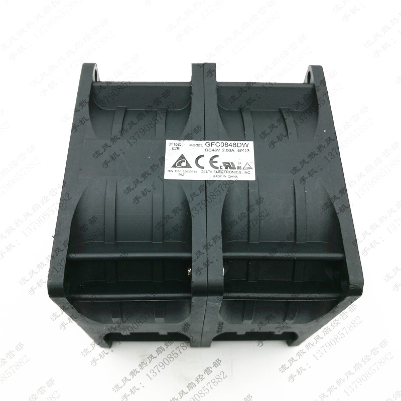 原装台达 GFC0848DW 双叶8厘米8076汽车增压风扇 48V 2.00A