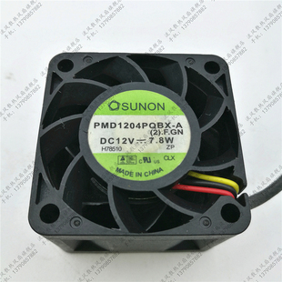 12V 7.8W 服务器 PMD1204PQBX 风扇 3线 4028 SUNON 4cm