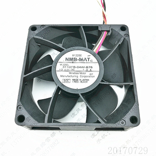 04W B76 8CM NMB 大风量设备散热风扇 1.3A 3110FB 12V 原装 8025