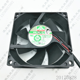 A25 8025 2线 MAGIC 机箱电源风扇 8CM MGA8012HB 0.24A 原装 12V