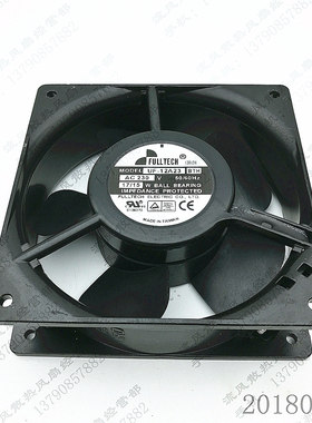 台湾福佑 FULLTECH UF-12A23BTH AC230V 12038 12CM 机柜散热风扇