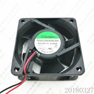 000C A99 6CM SUNON 变频器风扇 4.56W PE60252BX 24V 原装 6025