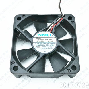 0.15A 散热风扇 2406GL 变频器 6CM 6015 24V B49 05W NMB 原装
